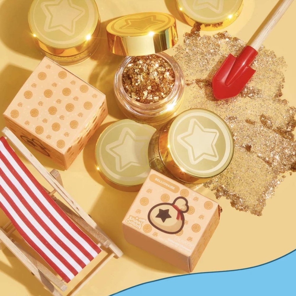𝐒𝐎𝐋𝐃 ColourPop X Animal Crossing Bellionaire Glitter Gel